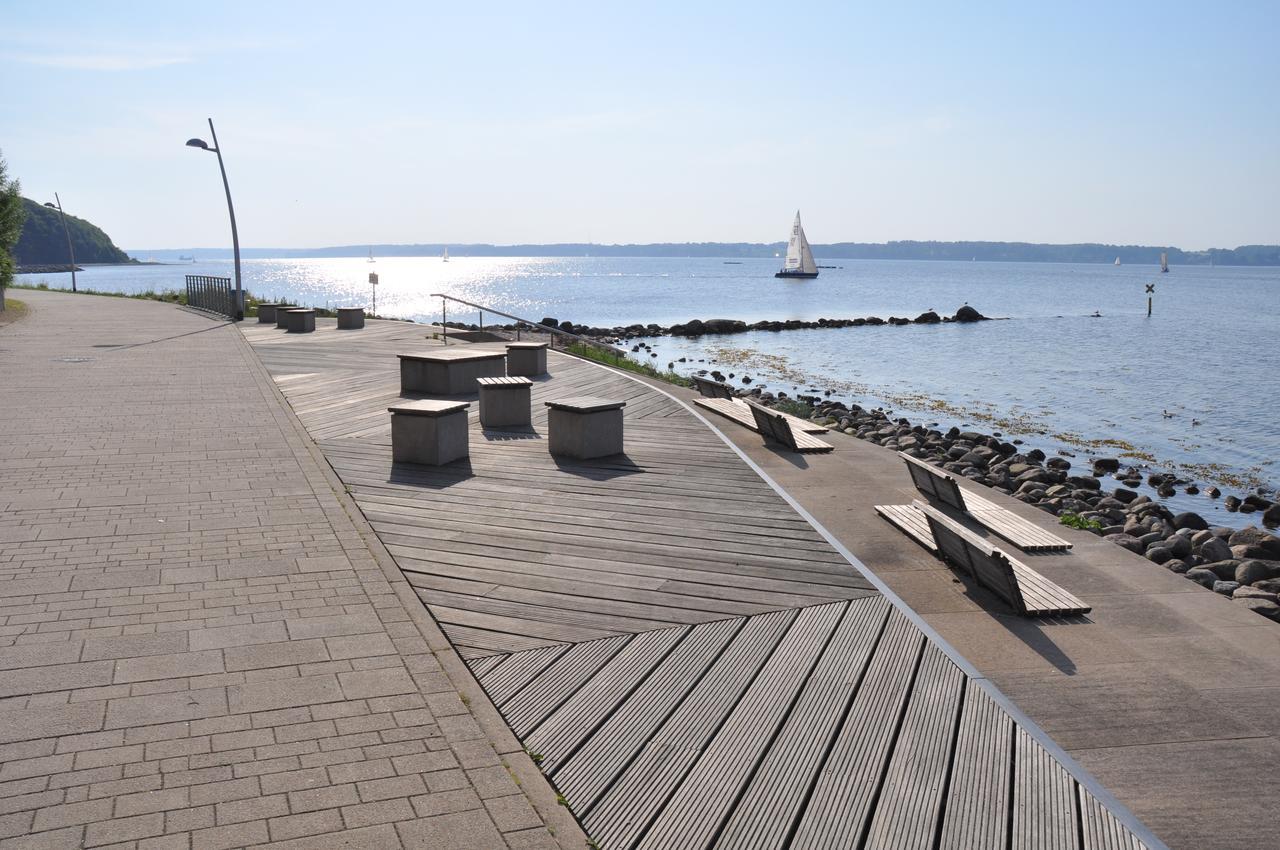 Ferienwohnung Strandkieker Glücksburg Exterior foto
